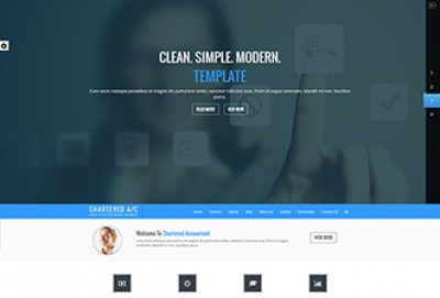 Chartered Accountant HTML Website Template