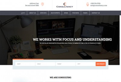 Chartered Accountant HTML Website Template